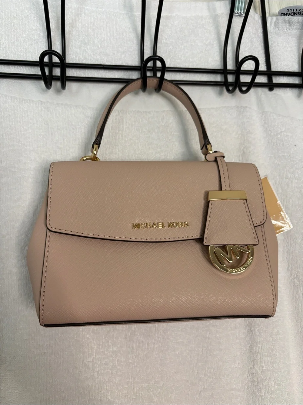 Michael Kors Blush Pink Saffiano Mini Top-Handle Satchel